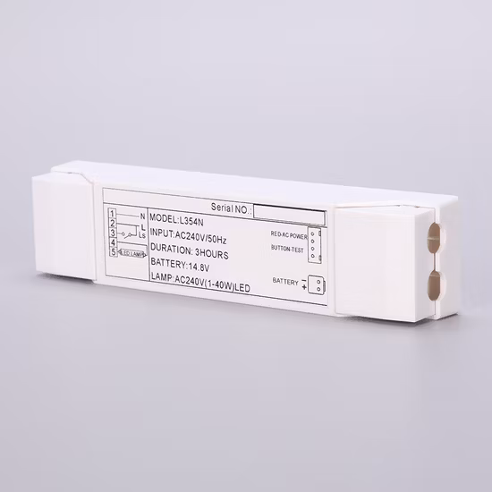 LED-Brandbekämpfungs-Notfalltreiber-Umrüstsatz mit wiederaufladbarem Akku für alle LED-Lampen